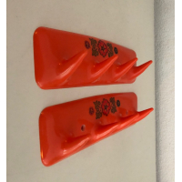 Oranje space age kapstok - Syla